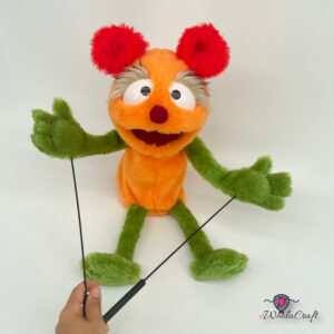 Honey Liloo with green accent - hand puppet