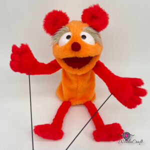 Honey Liloo with red accent - hand puppet