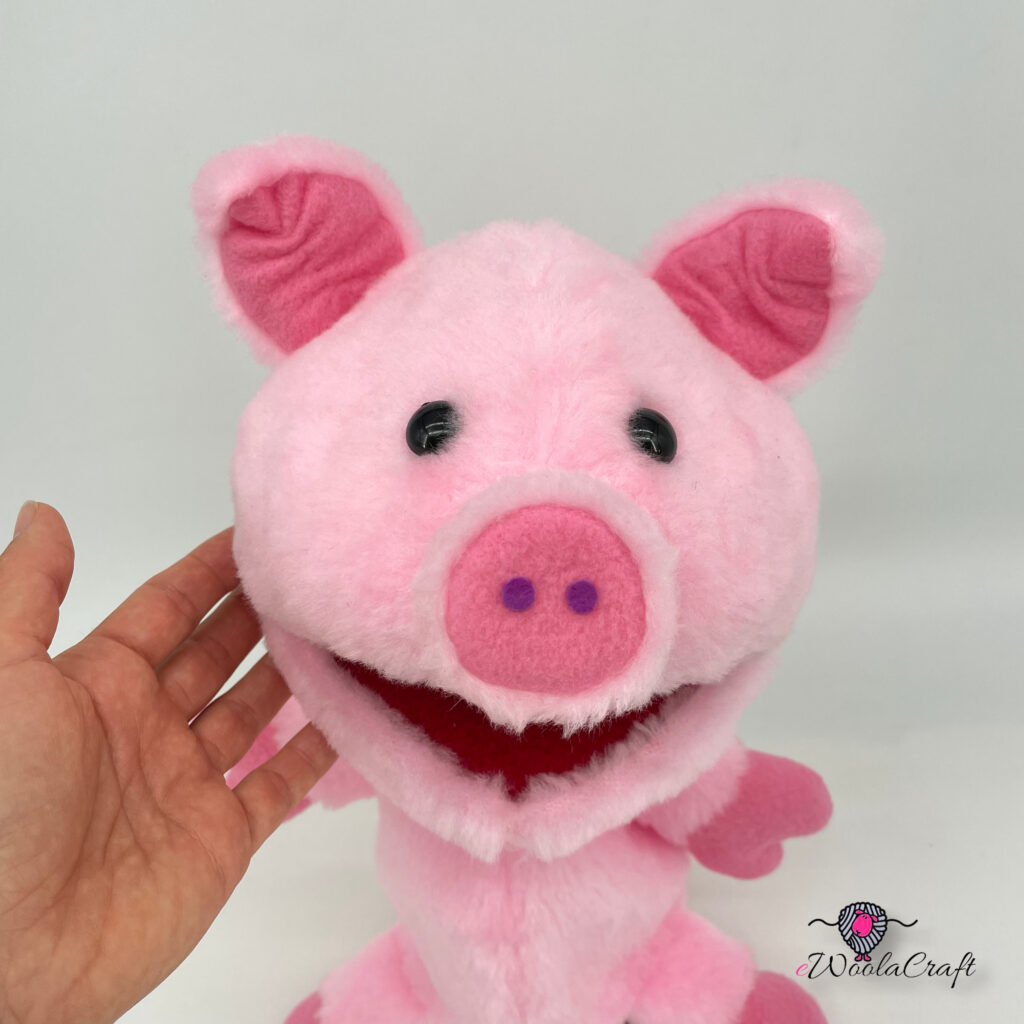 Pinky Piglet – Hand Puppet – Ewoolacraft.com